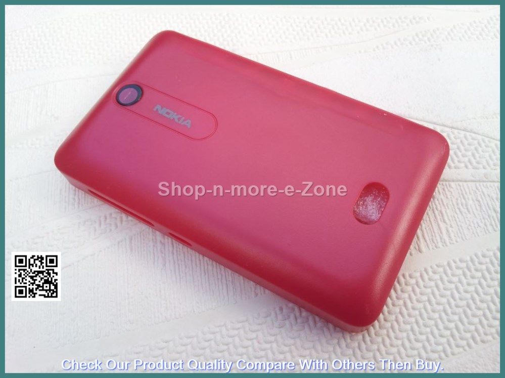 NOKIA ASHA 501 FLIP DIARY CASE COVER RED